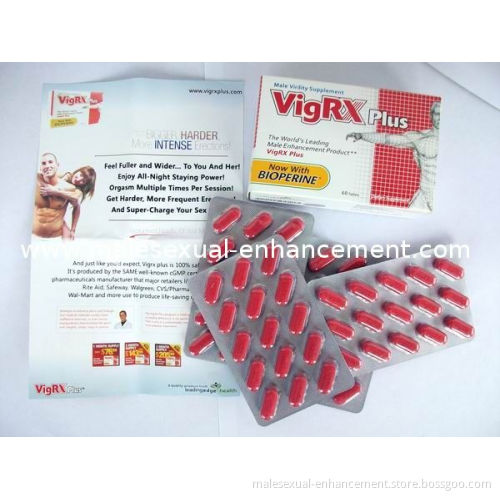 Vigrx Virility Prostate Supplements Red Male Sexual Enhancement Pills